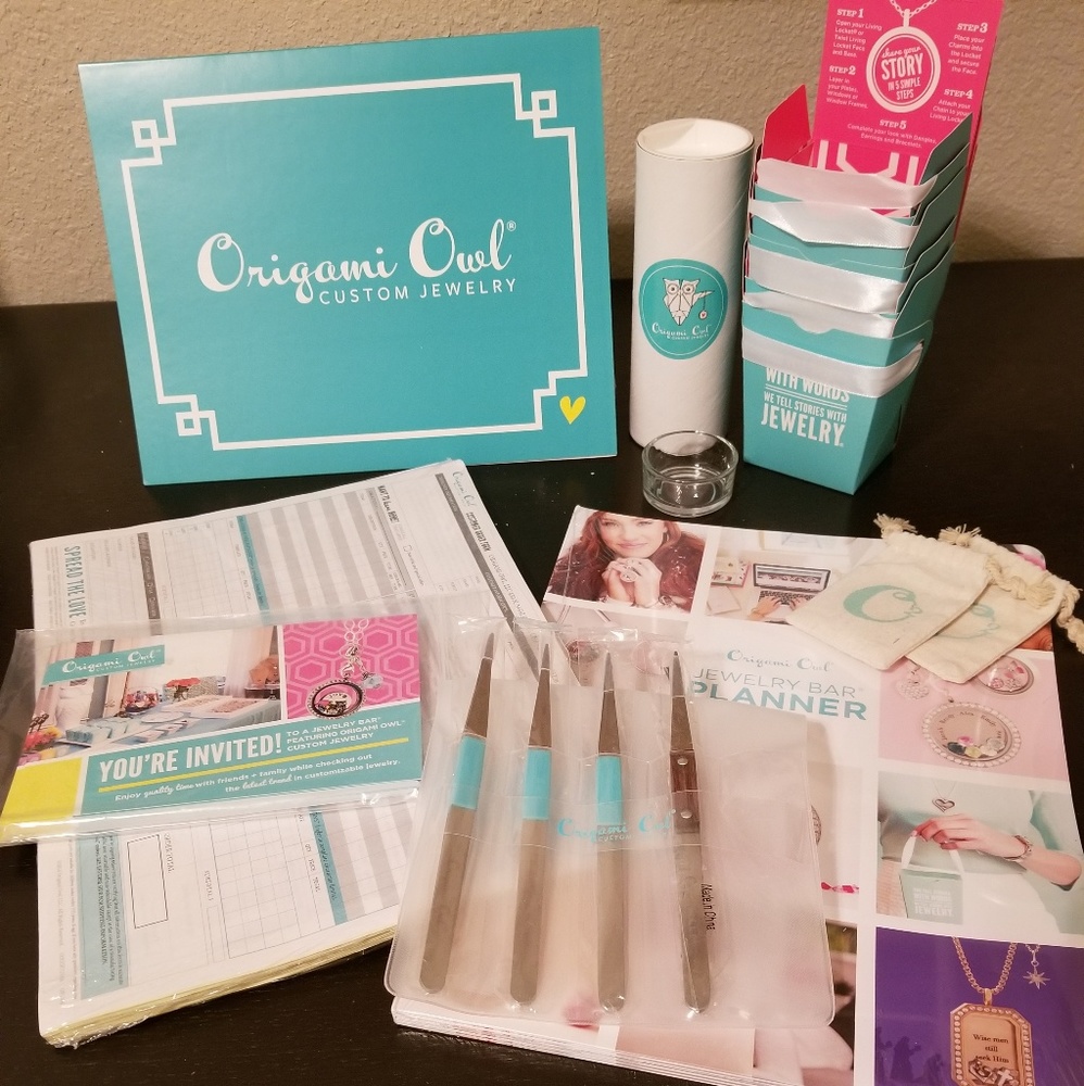 Origami Owl Jewelry Bar Supply Lot
